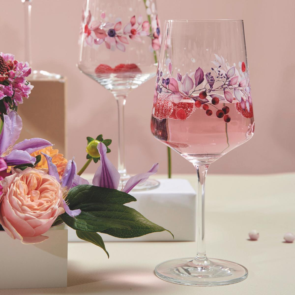 KIELISZEK DO SZPRYCERA 6011002 SOMMERSONETT SPRIZZ - jaskrawy róż/czerwony, Lifestyle, szkło (544ml) - Ritzenhoff