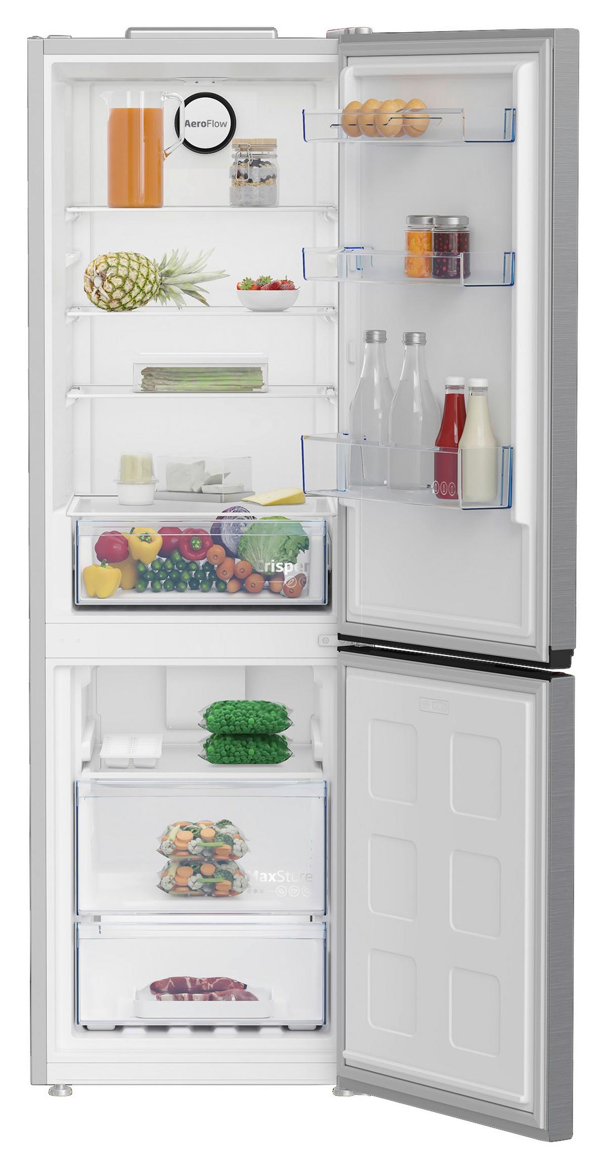 Kühl-gefrier-kombination Kg110 - Grau (59,5/186,5/66,3cm) - Beko