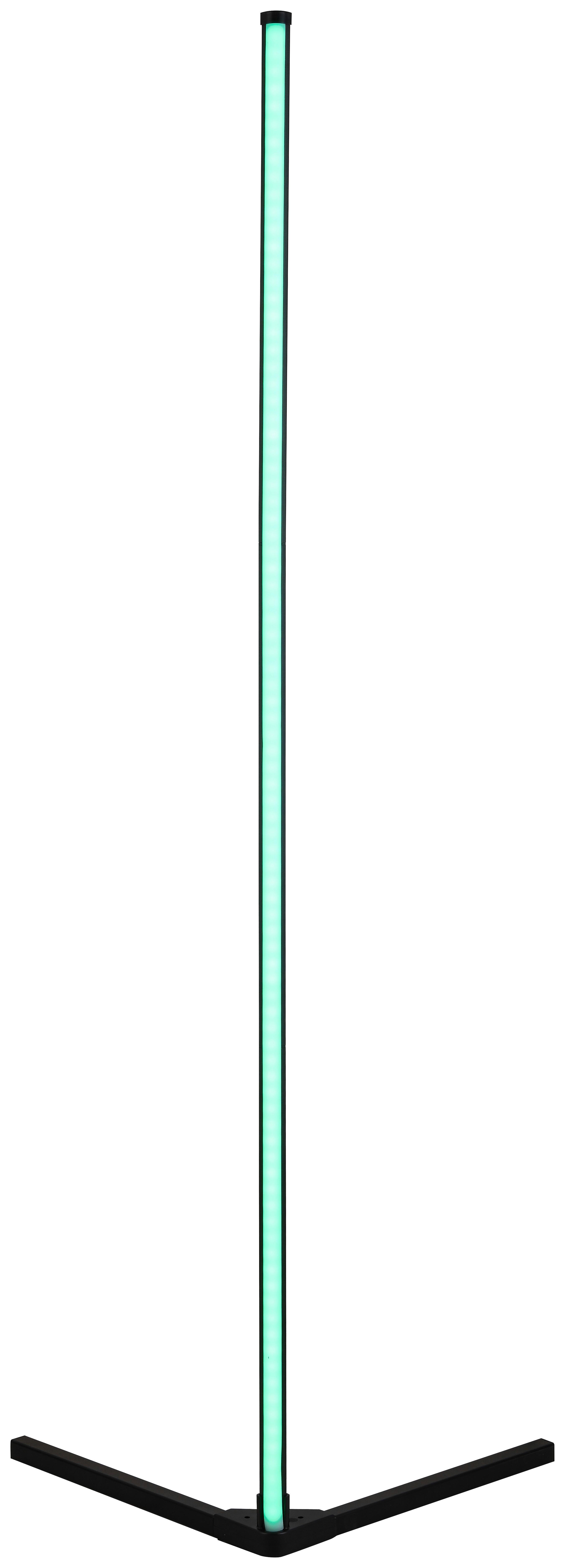 LED-GOLVLAMPA JULIKA - svart, Modern, metall/plast (38,5/38,4/140cm) - Mömax