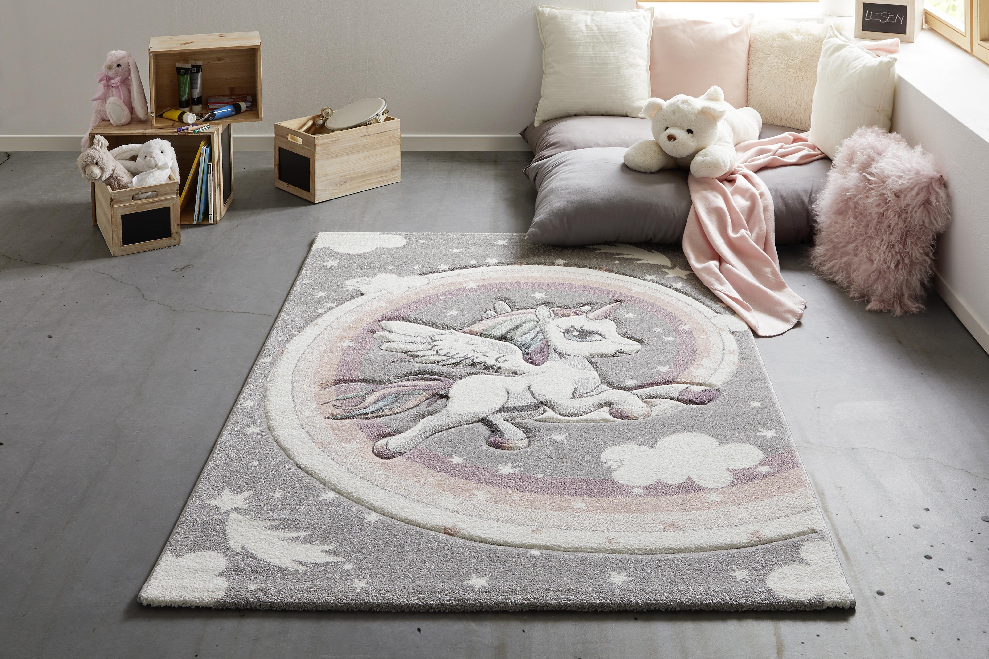 BARNMATTA UNICORN -AKT- - multicolor, textil (100/150cm) - Mömax