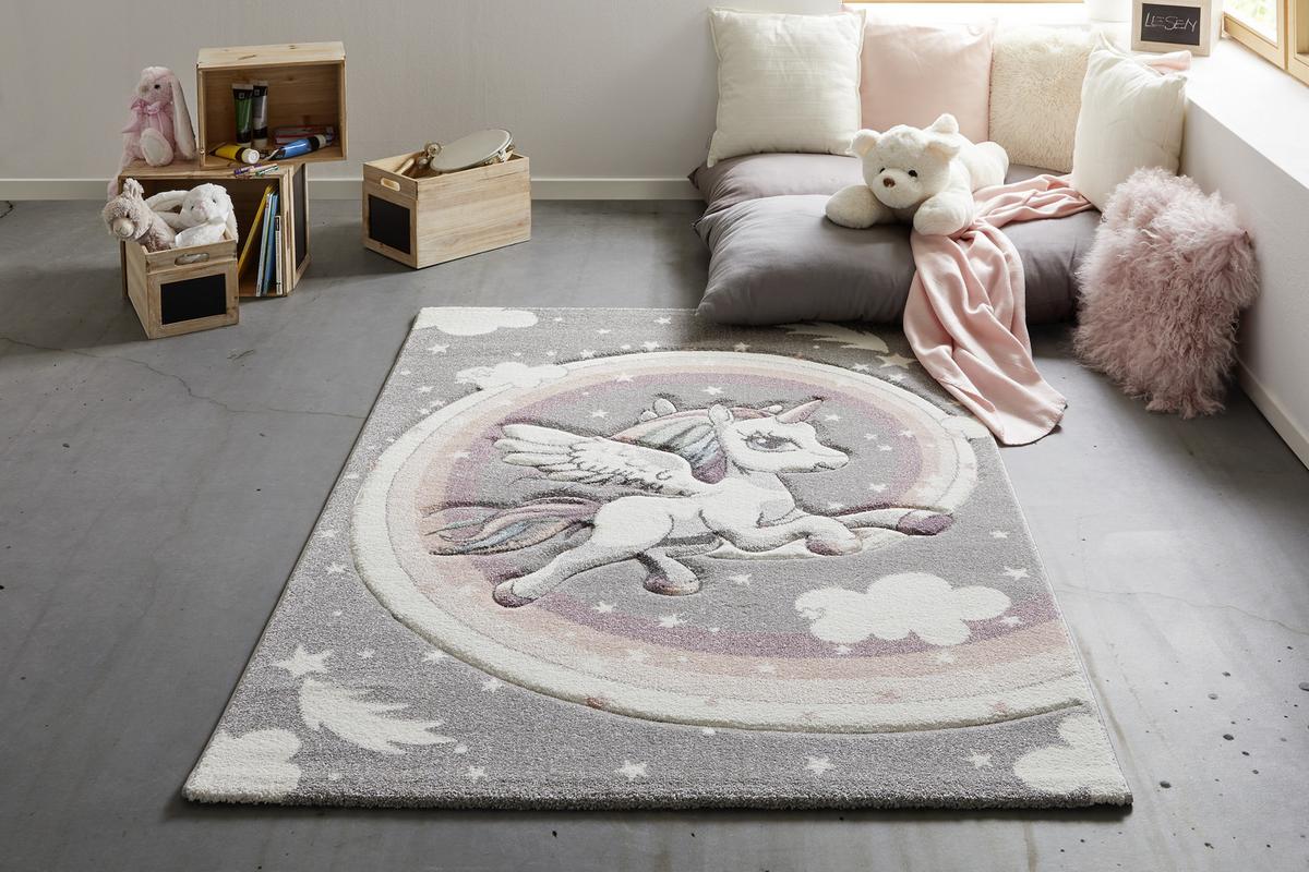 Gyerekszőnyeg Unicorn 100/150 - színes, textil (100/150cm) - Mömax