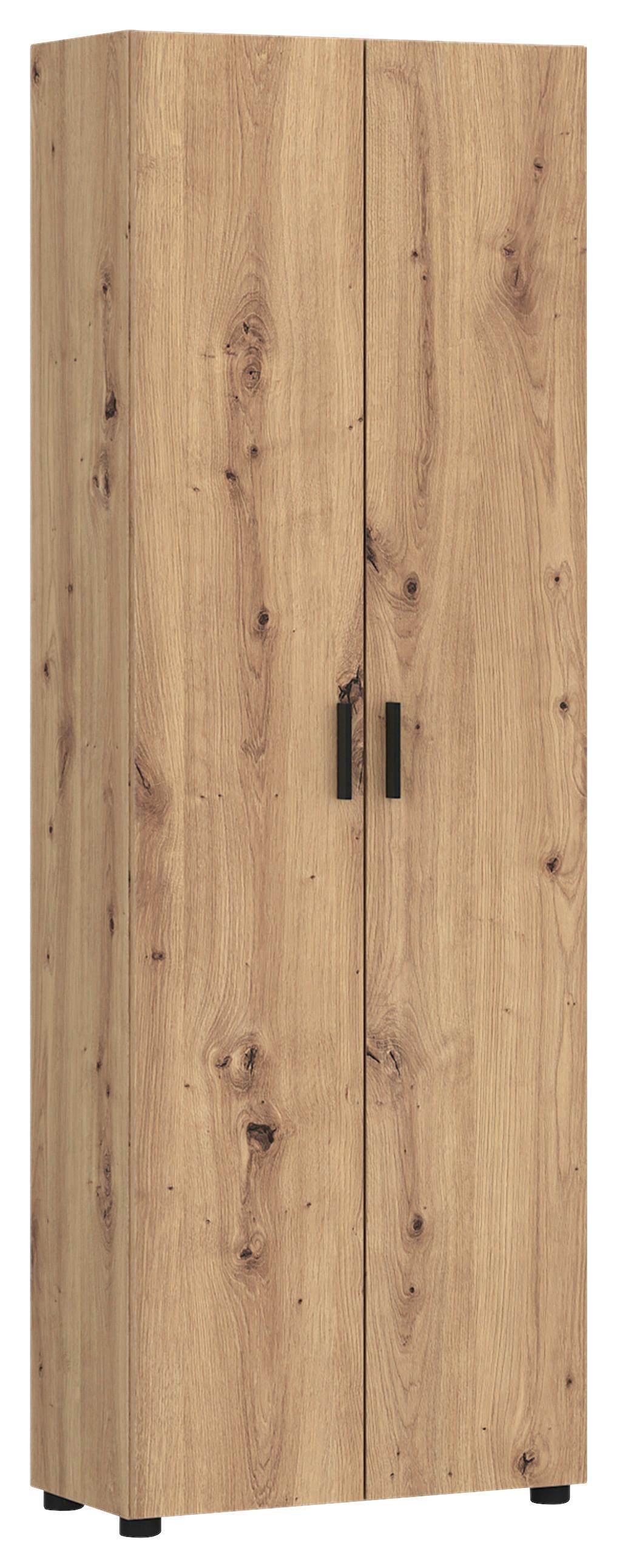 Șifonier CHARLIE - stejar Artisan, Konventionell, material pe bază de lemn (60/180/33,6cm) - Modern Living