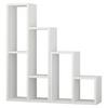 Regal Sule - bela, Design, leseni material (42/89/20cm) - Livetastic