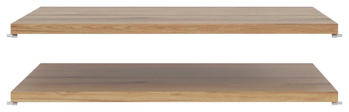 Set Polica 2/1 Dodatna Oprema - boje hrasta, Moderno, drvni materijal (49,3/1,6/47,7cm)