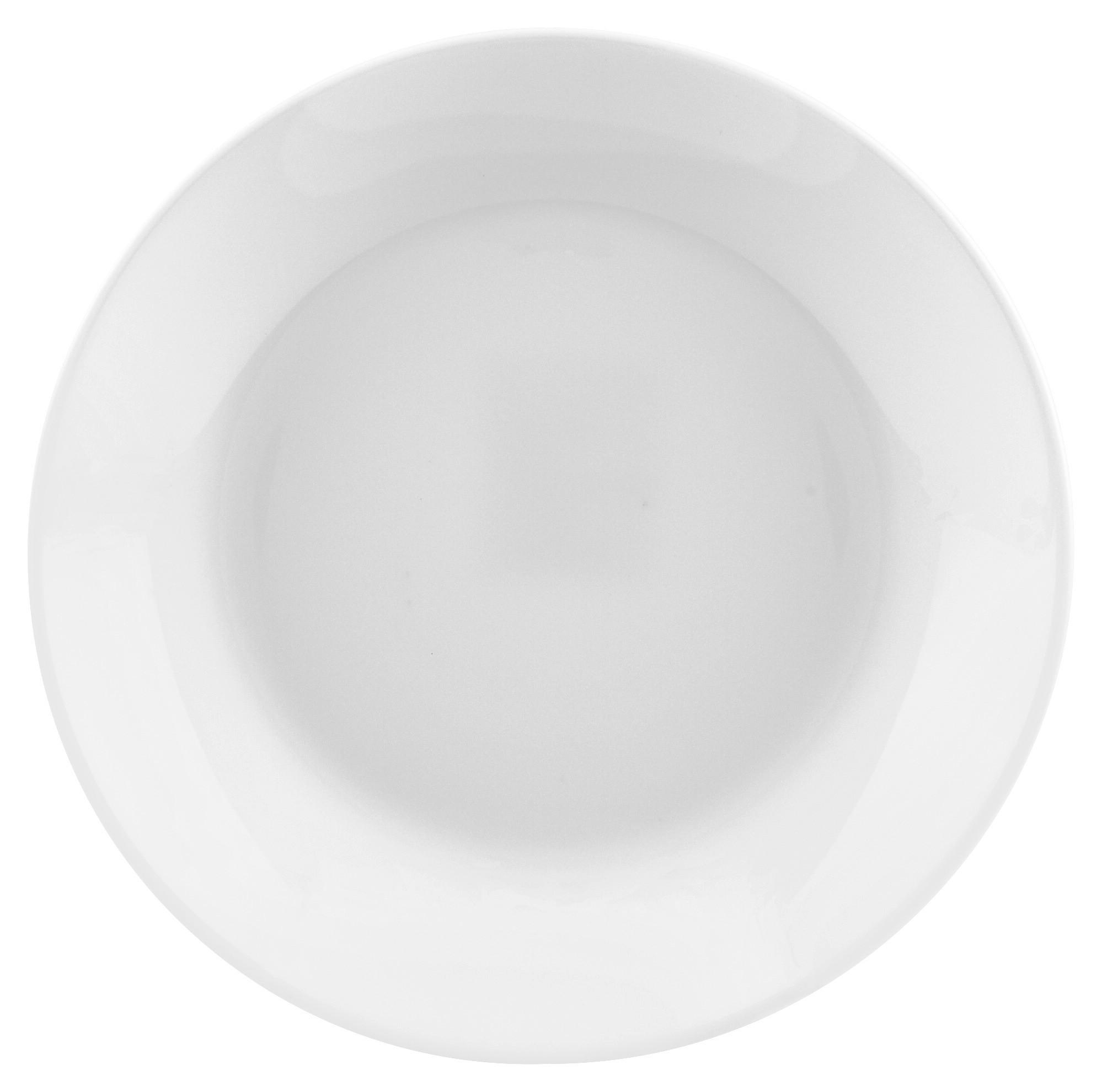 Desszertes Tányér Brigitte - fehér, Romantik / Landhaus, Üveg (18/2,05cm)