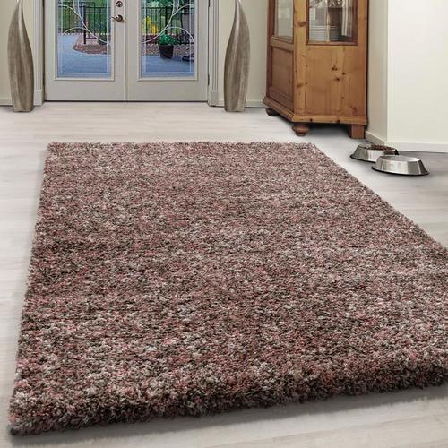 Shaggy Enjoy Rosa ca. 80x250cm - Rosa, KONVENTIONELL, Textil (80/250cm) - Novel