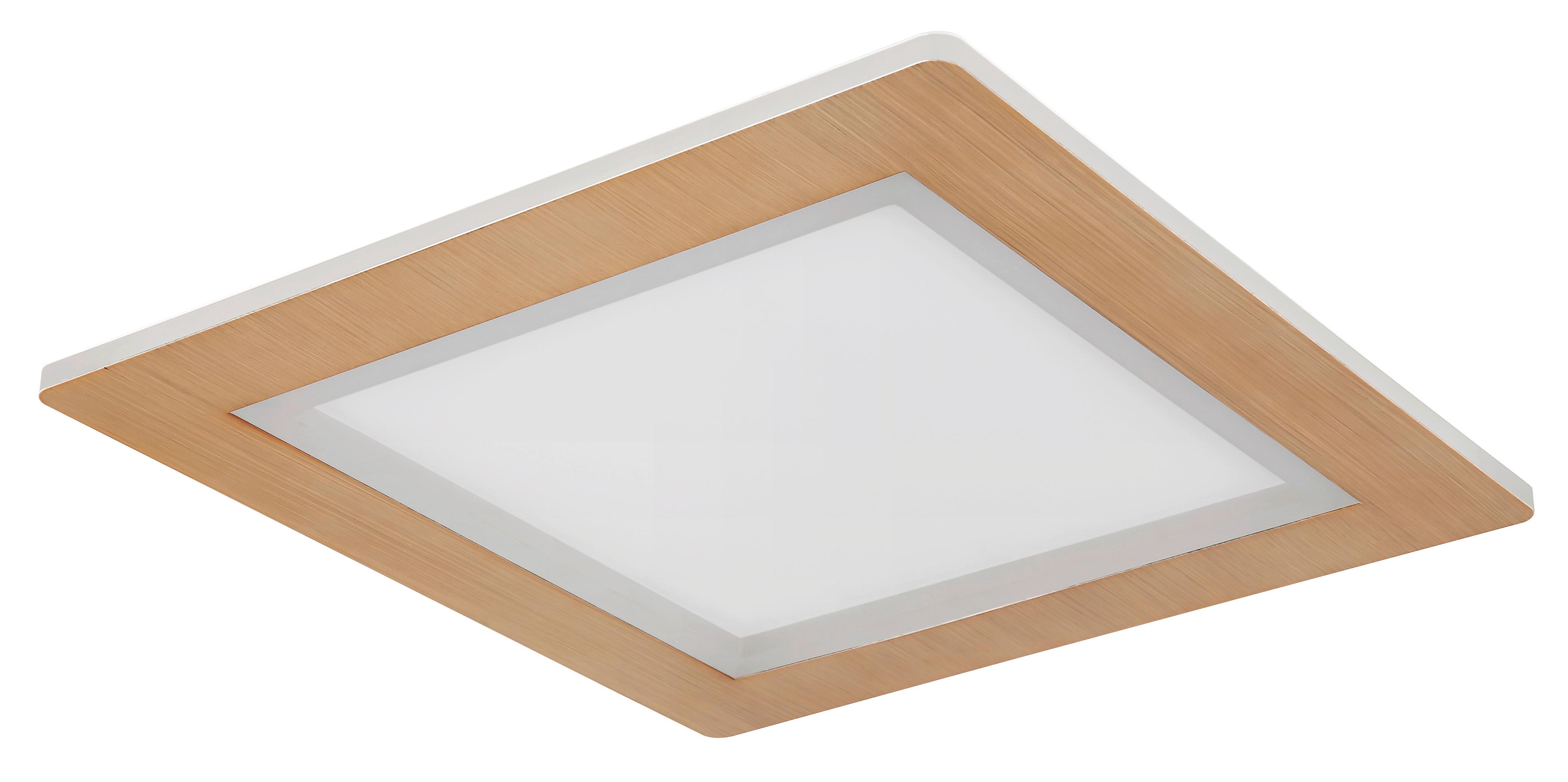 LED-Deckenleuchte Clay Opal/Weiß max. 30 Watt - Opal/Weiß, Basics, Kunststoff/Metall (40/40/5cm) - Globo