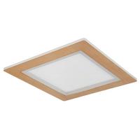 LED-Deckenleuchte Clay Opal/Weiß max. 30 Watt - Opal/Weiß, Basics, Kunststoff/Metall (40/40/5cm) - Globo