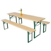 Sörpad Garnitúra 3 Részes Standard 50x200 - natúr színű, fa/fém (200/50/74cm) - Best Price