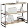 ÉTAGÈRE BONO - noir/chêne sonoma, MODERN, matériau en bois/métal (95/79,2/35cm) - Mömax