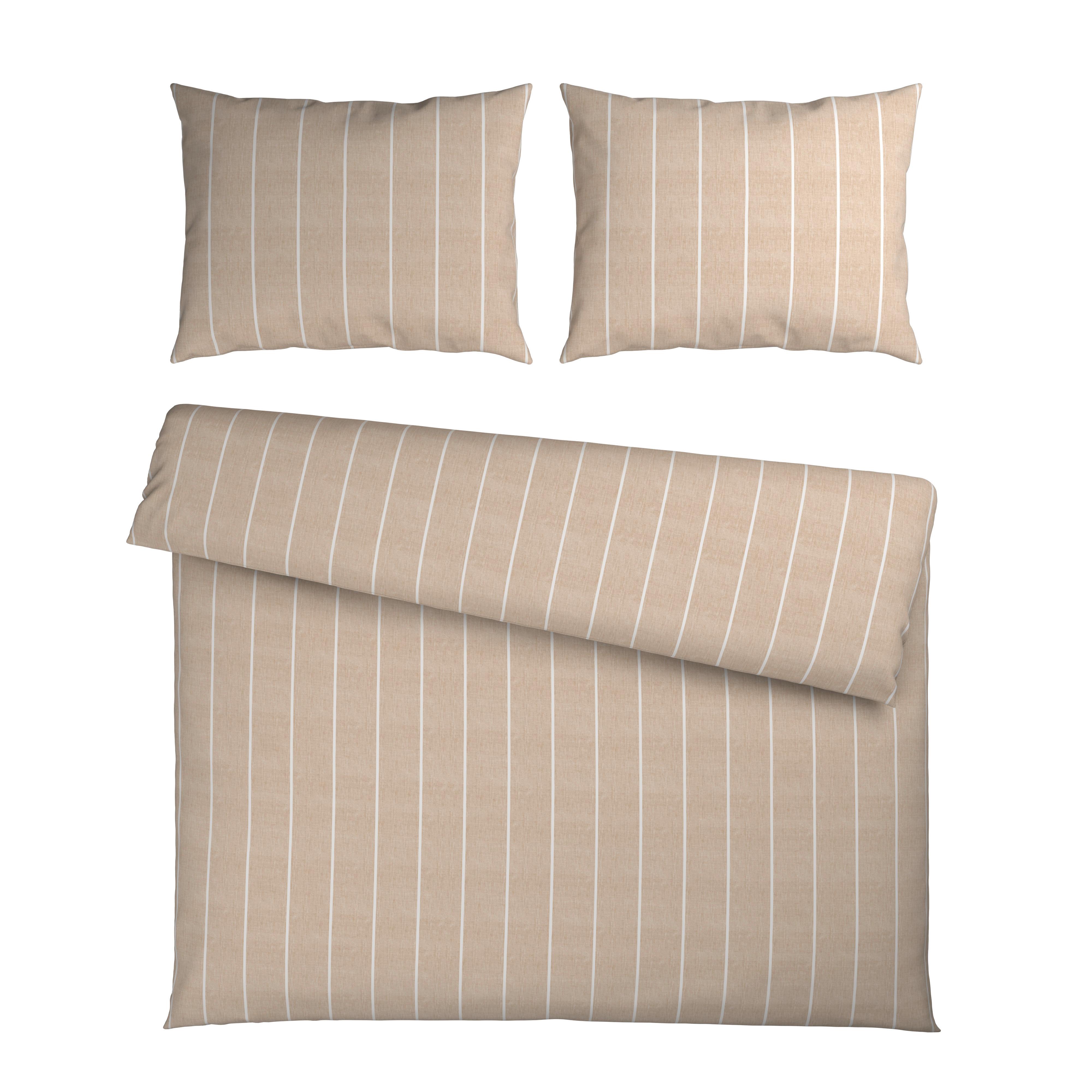 Posteljina Tyline Xxl 200x200/2x60x80cm - bež, tekstil (200/200/0,1cm) - Mömax