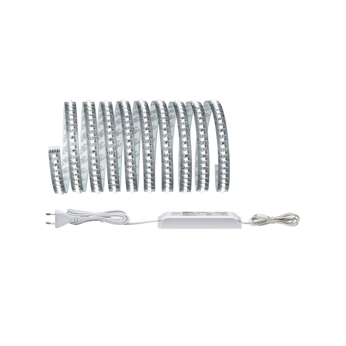 LED-Strip 70589 in Silberfarben max. 34 Watt - Silberfarben, Basics, Metall (300-550,0cm) - Paulmann