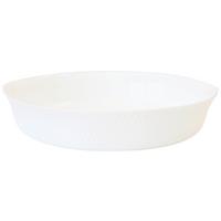 Sütőtál Delphine - fehér, Konventionell, Üveg (28/5cm)