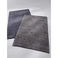 Handwebteppich Stefan in Grau ca. 160/230cm - Anthrazit, MODERN, Leder/Textil (160/230cm) - MÖMAX modern living