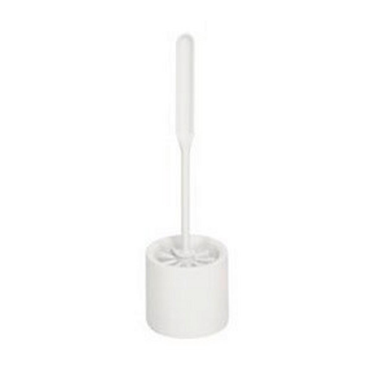 Wc Kefe-szett York - fehér, Basics, műanyag (11/38/11cm)