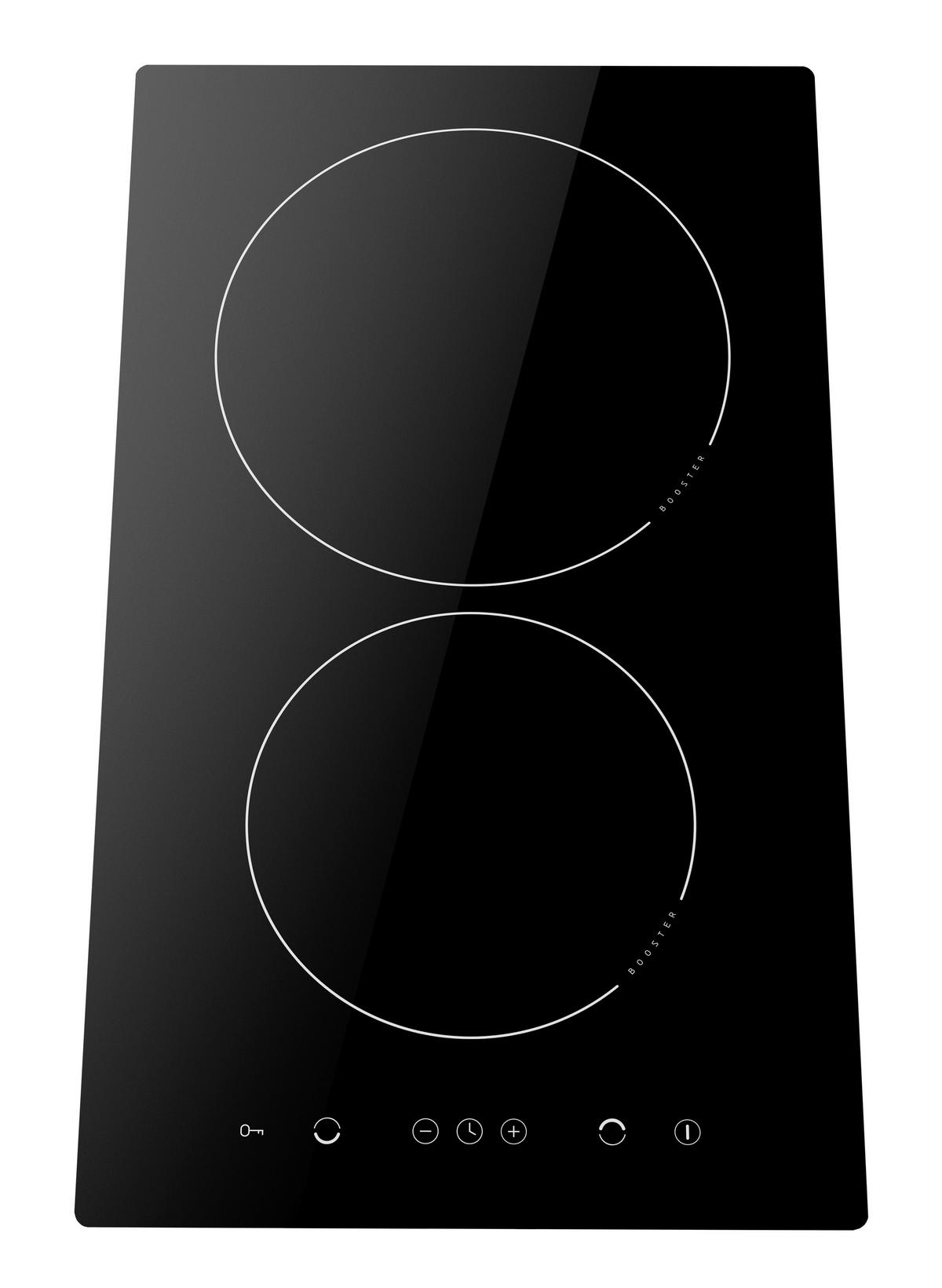 Induktionskochfeld KMI751100C Schwarz - Schwarz, KONVENTIONELL, Glas/Metall (30/52,2cm) - Amica