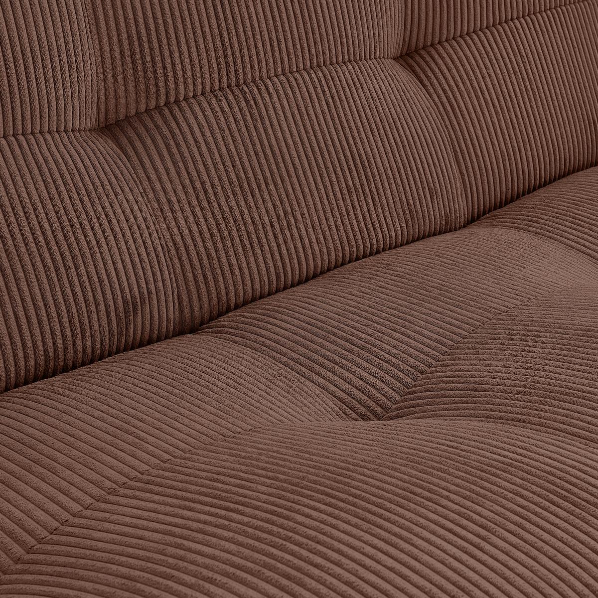 Modul Sofaelement Giselle Braun - Braun, Trend, Textil (105/80/112cm) - Livetastic