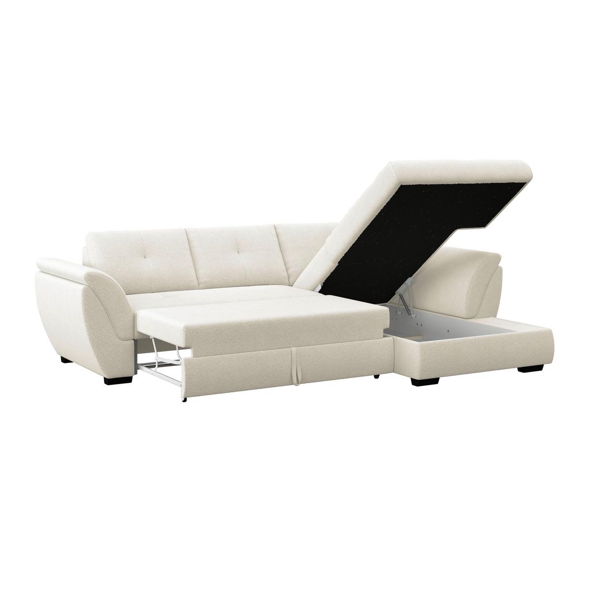 Kutna Garnitura Berisso - siva/crna, Konvencionalno, tekstil (278/187cm) - Ondega