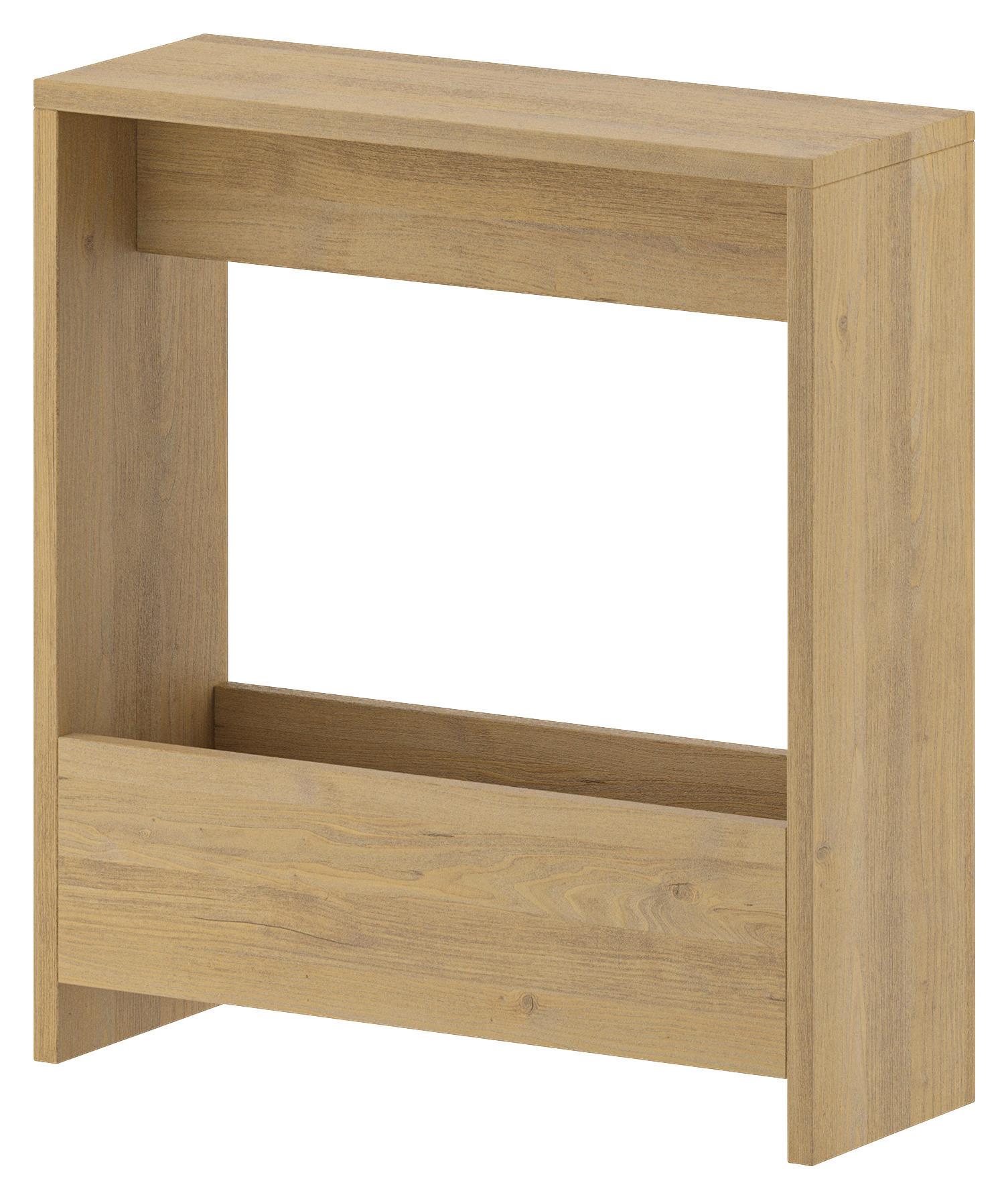 Mizica Simpi - barve hrasta, Design, leseni material (55/20/60cm) - Livetastic