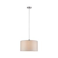 Hängeleuchte Tessa in Creme max. 60 Watt - Creme, Design, Textil/Metall (45/110cm) - Paulmann