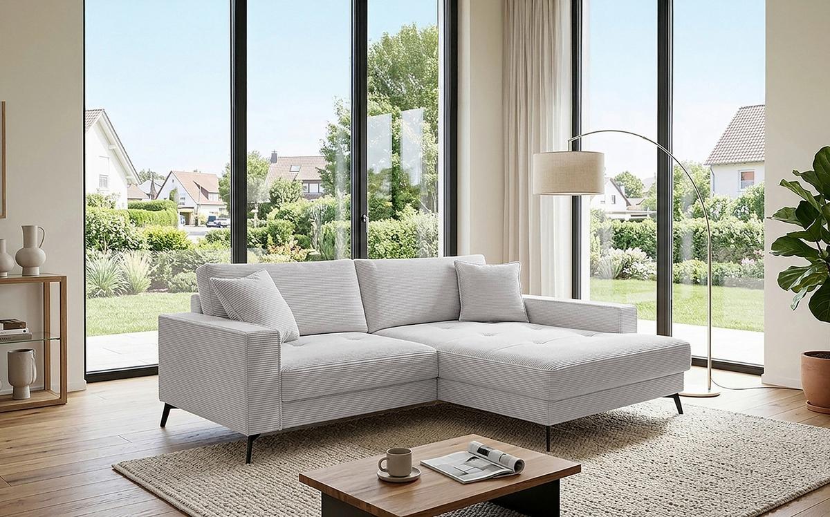 Coltar TED - gri deschis, Trend, textil (228/174cm) - Modern Living