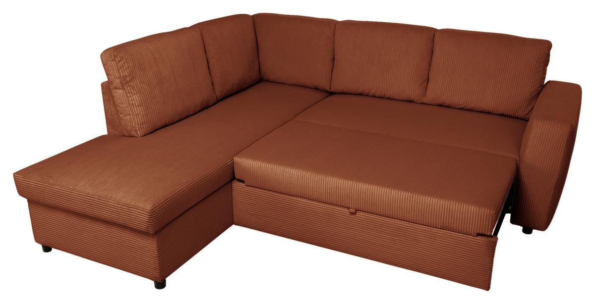 Coltar TOULOUSE - teracotă, Trend, lemn/metal (206/224cm)