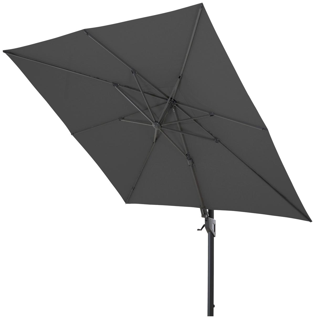 AMPELSCHIRM S08120 - Anthrazit, MODERN, Textil/Metall (300/300cm) - Siena Garden