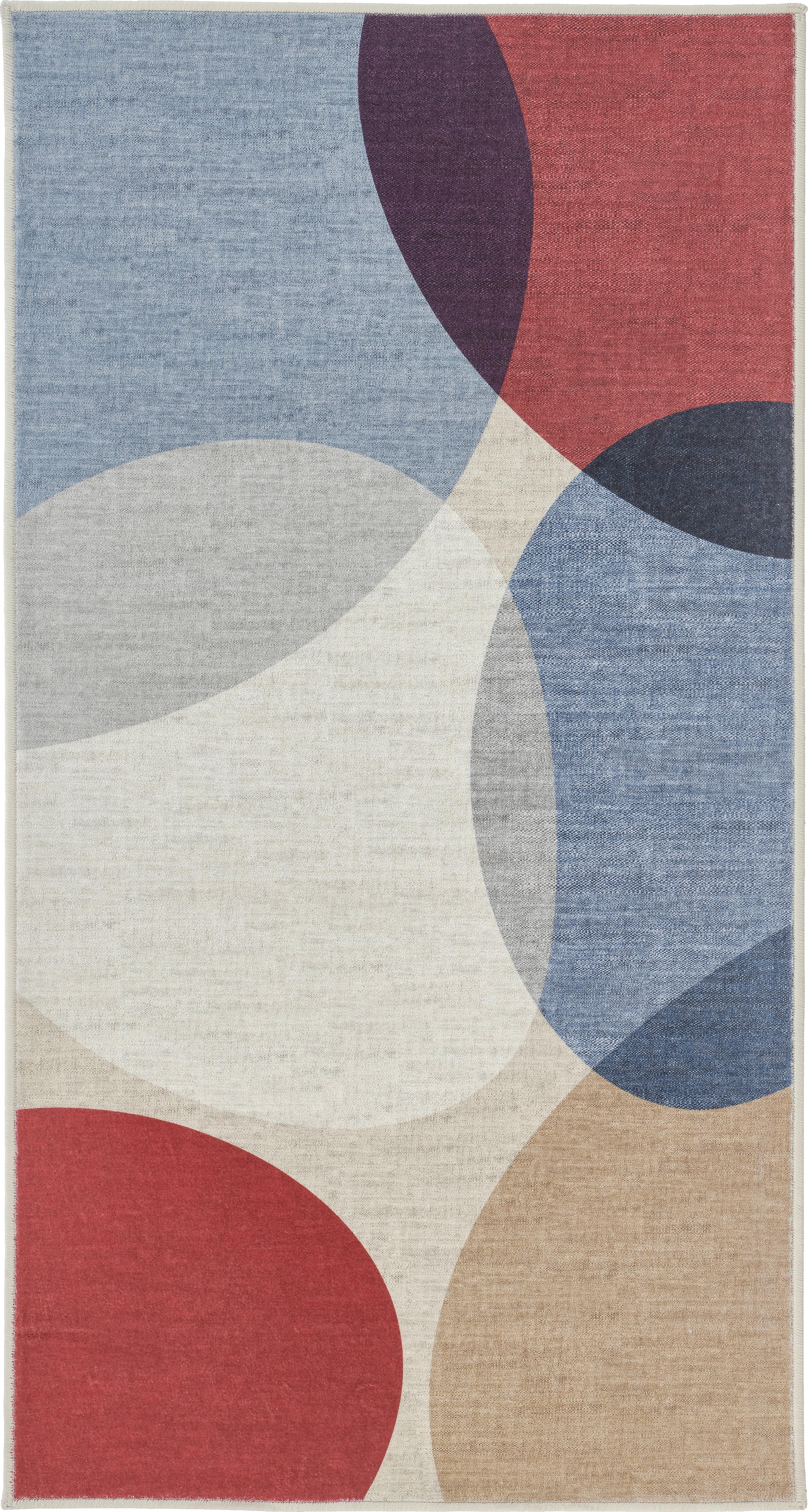 DYWAN VINTAGE NAYRA CORTEA-URBAN8150 - kremowy/niebieskoszary, Design, tkanina (80/150cm) - Lindorug
