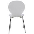 Stol Ria - bela/krom, Konvencionalno, kovina/les (45/86/50cm) - Mömax modern living Stol Ria - bela/krom, Konvencionalno, kovina/les (45/86/50cm) - Mömax modern living