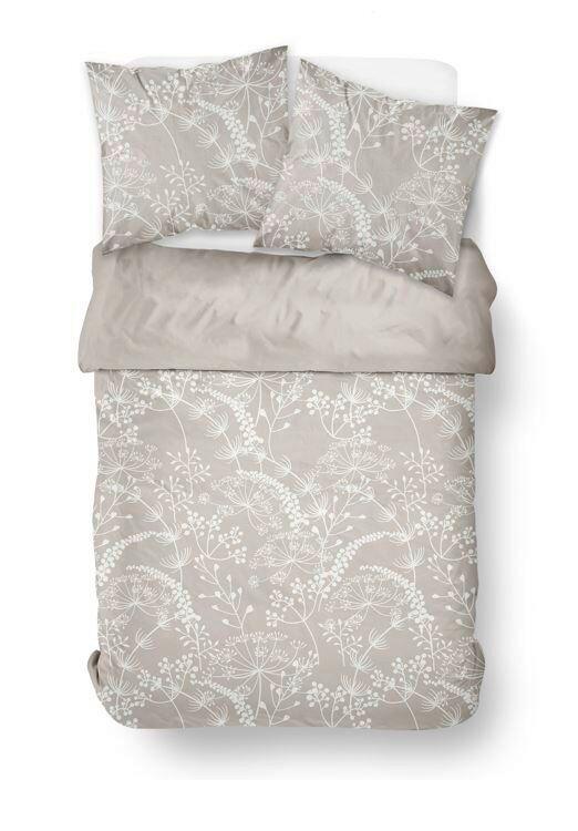 Posteljina Sand 200x200/2x60x80cm - svijetlo smeđa, Moderno, tekstil (200/200cm)