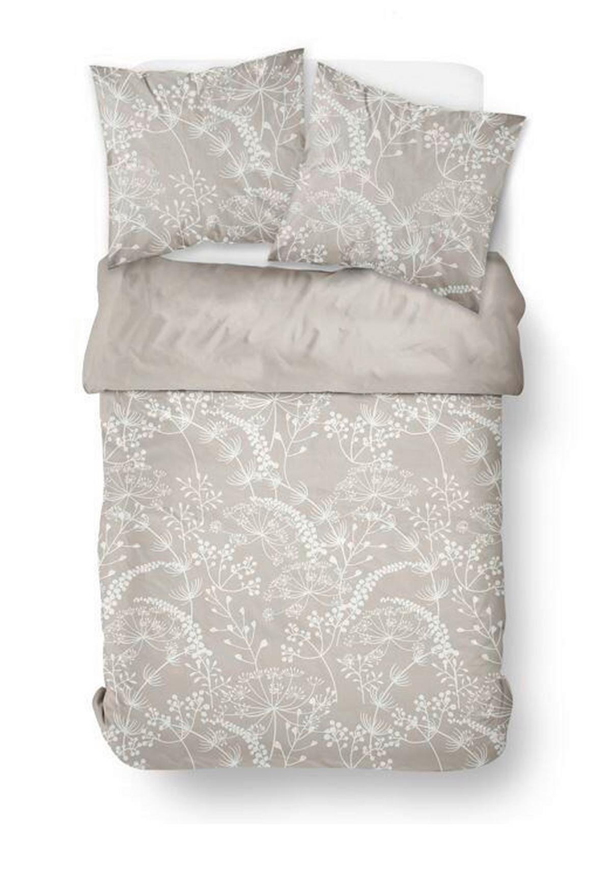 Posteljina Sand 200x200/2x60x80cm - svijetlo smeđa, Moderno, tekstil (200/200cm)