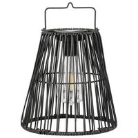 Solarleuchte Bennett max. 0,02 Watt - Schwarz, Modern, Kunststoff/Metall (20,5/21-27cm) - Modern Living