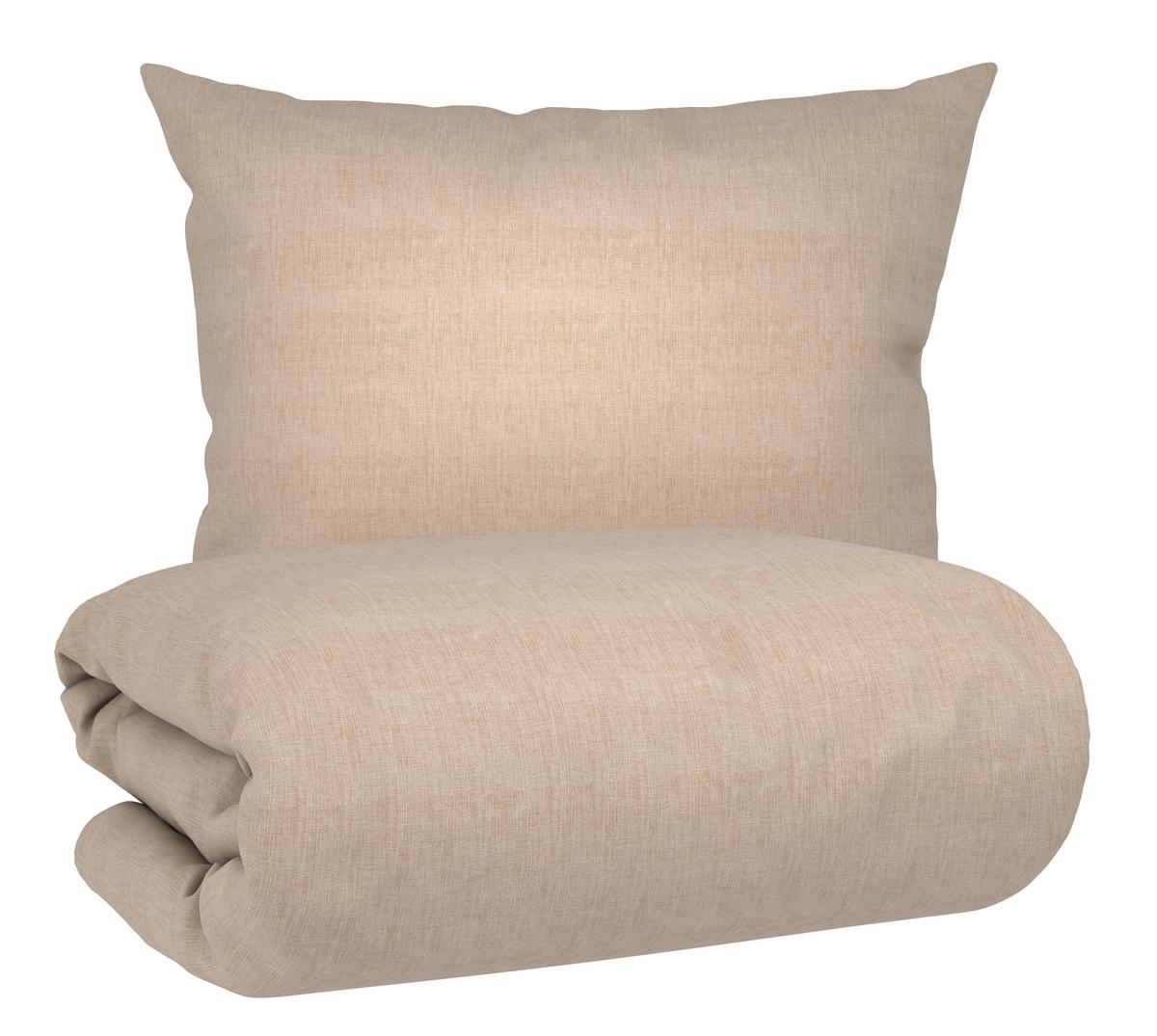BETTWÄSCHESET TY - Beige, Textil (210cm) - Mömax