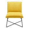 Sessel Filip Gelb Webstoff - Gelb, MODERN, Holz/Textil (63cm) - Bessagi Home