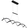 LED-HÄNGLAMPA MIMI - svart, Modern, metall/plast (88/13/120cm) - Mömax