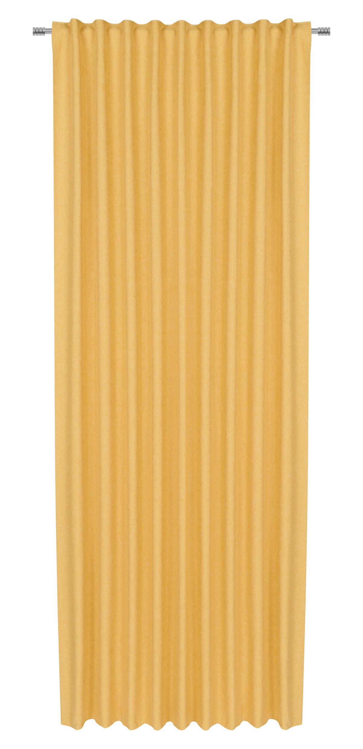 Készfüggöny Ulrich 135/245cm - sárga, textil (135/245cm) - Modern Living