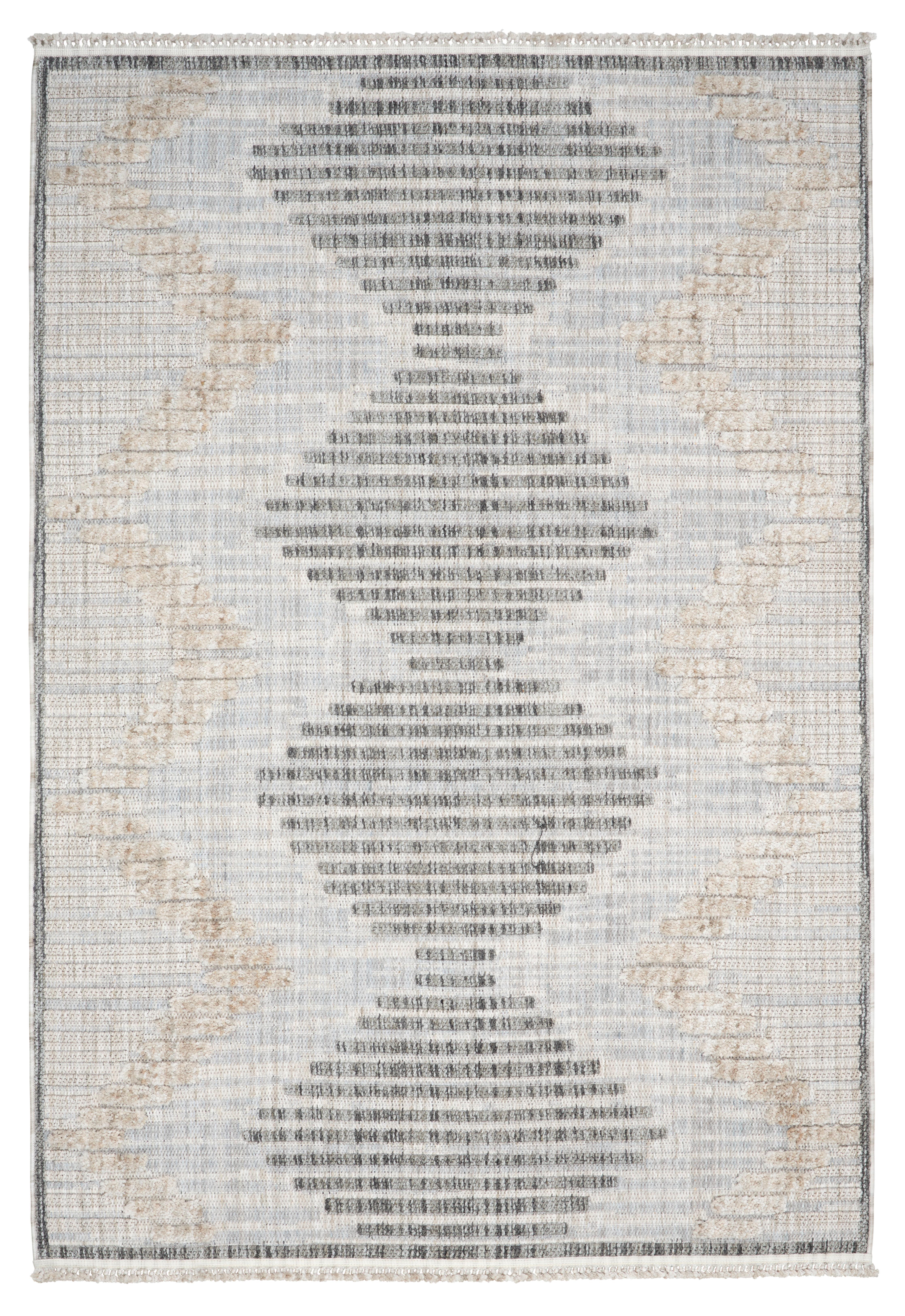 Flachwebtepppich Valencia in Beige ca. 120x170cm - Beige, Modern, Textil (120/170cm) - Mömax
