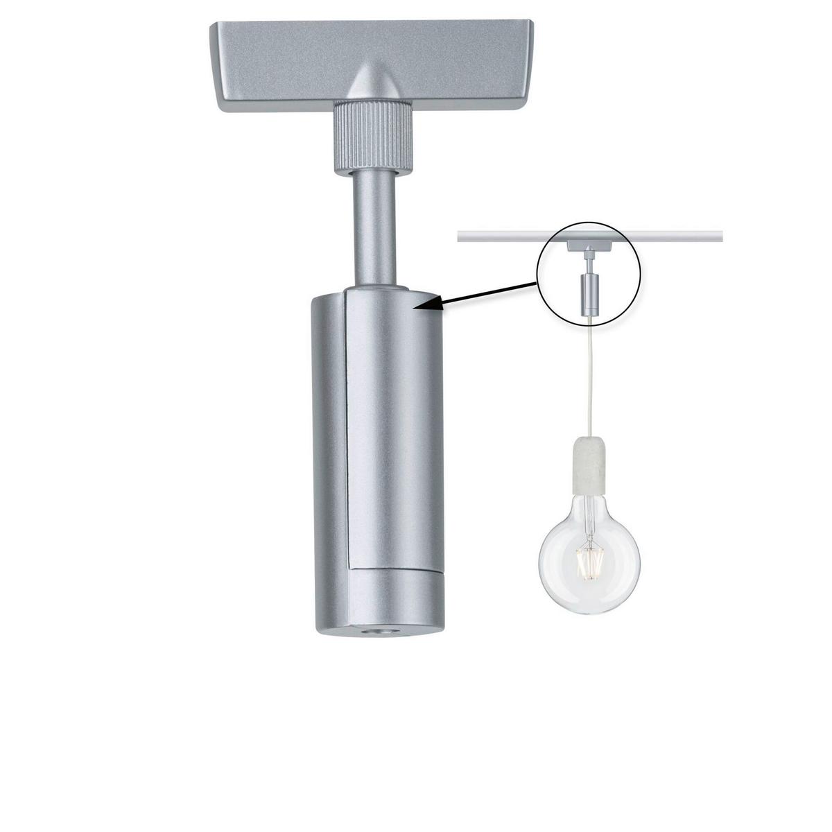 Schienensystem-Adapter Universal Pendant Adapter - Chromfarben, Basics, Metall (2,3/12,4cm) - Paulmann