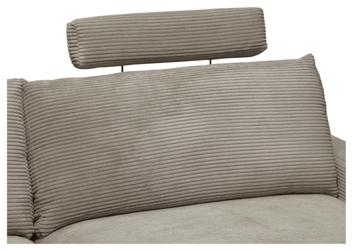 Kopfstütze Cora Greige - Greige, Modern, Textil/Metall (63/57/40cm) - Mömax