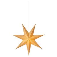 Dekostern Lively Pendant Star Goldfarben max. 6 Watt - Goldfarben, Basics, Papier (16/60/60cm) - Markslöjd