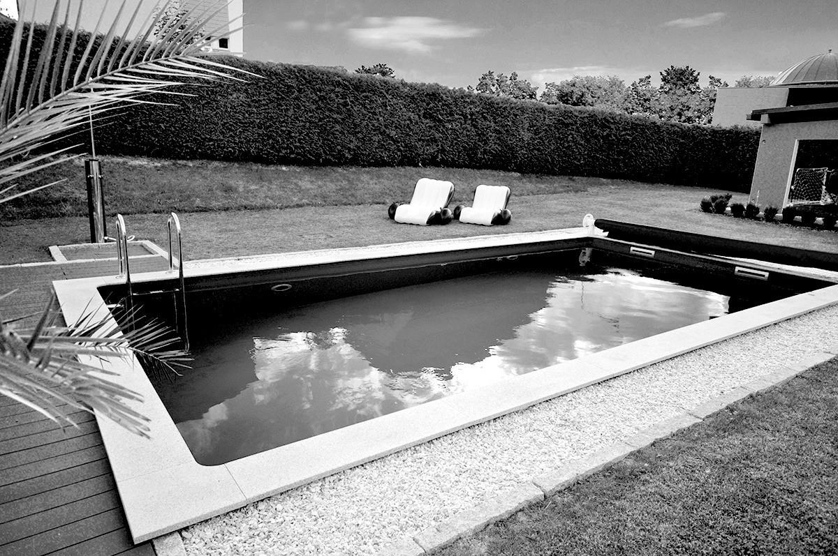 Schwimmbecken Styropor ca. 600x300x150cm - Weiß, MODERN, Kunststoff (600/300/150cm)