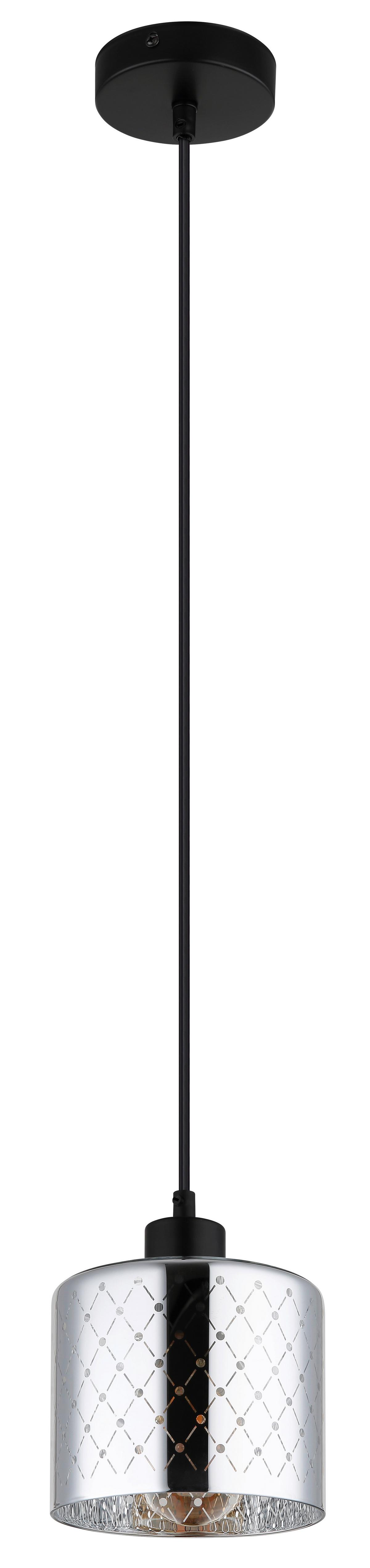 HÄNGELEUCHTE 54316H  ALONSO - clair/couleur chromée, Basics, métal/matière synthétique (15/120cm) - Globo