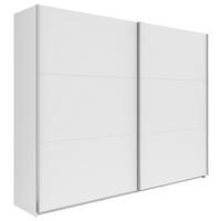 Ormar S Kliznim Vratima Saturn - bijela/srebrne boje, Konvencionalno, drvni materijal/metal (270/210/59cm) - Based