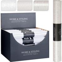 Dekoranyag Iridescent White - fehér, textil (300cm)