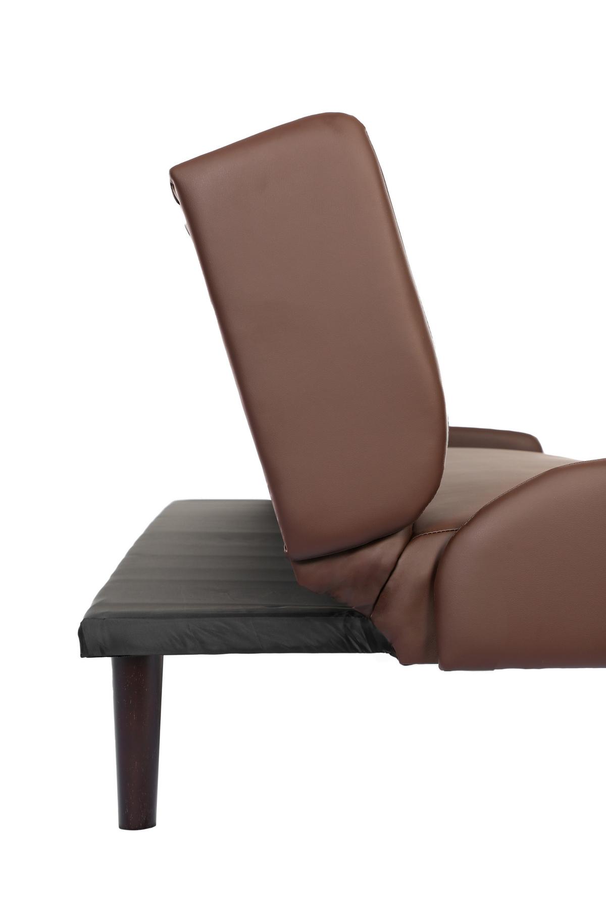 Zofa S Posteljno Funkcijo Rotterdam, Rjava - temno rjava/rjava, Basics, tekstil/les (185/77/91cm) - P & B