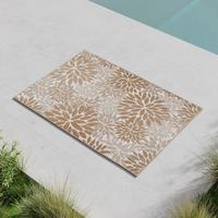 Outdoorteppich Noura Beige/Weiß ca. 160x230 cm - Beige, MODERN, Textil (160/230cm) - Bessagi Garden