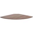 Kotna Povezovalna Plošča Profi - temno rjava, leseni material (98/2/98cm) - Mömax modern living Kotna Povezovalna Plošča Profi - temno rjava, leseni material (98/2/98cm) - Mömax modern living
