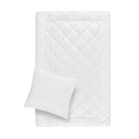 Bettenset Sabine Weiß ca. 135x200cm - Weiß, KONVENTIONELL, Textil (135/200cm) - Based