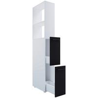 HOCHSCHRANK SADILO XL - Weiss/Anthrazit, Modern, Holzwerkstoff/Kunststoff (25/183/50cm) - MID.YOU
