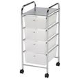 Cărucior De Servit Pauli - alb/culoare crom, Modern, plastic/metal (33/82/39cm) Cărucior De Servit Pauli - alb/culoare crom, Modern, plastic/metal (33/82/39cm)